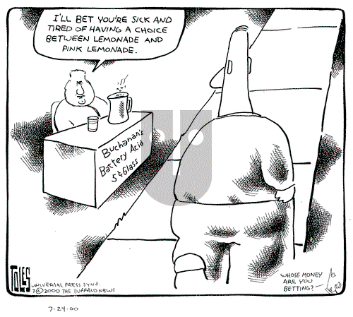 Tom Toles on Monday July 24, 2000 Comic Strip