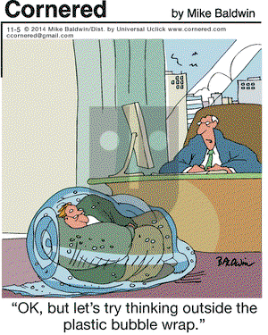 Cornered on Wednesday November 5, 2014 Comic Strip