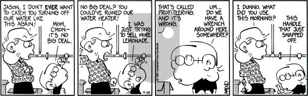 FoxTrot on Tuesday April 30, 1991 Comic Strip