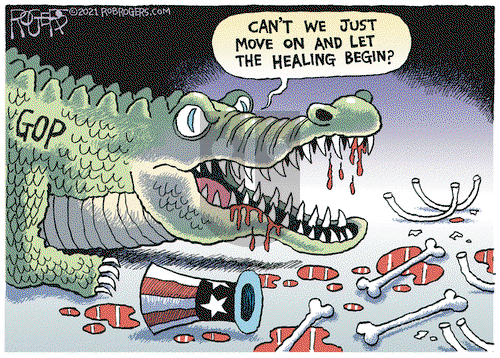 Rob Rogers on Wednesday January 27, 2021 Comic Strip