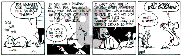 Buckles on Friday May 2, 2025 Comic Strip