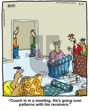 In the Bleachers on Monday September 17, 2007 Comic Strip