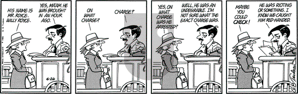 Doonesbury on Wednesday June 26, 1985 Comic Strip