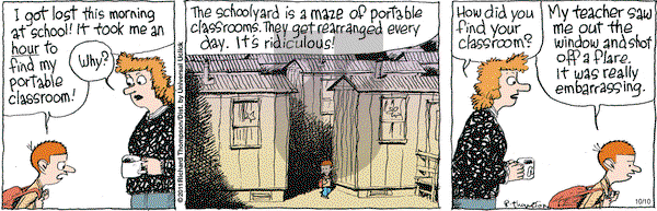 Cul de Sac - Monday October 10, 2011 Comic Strip