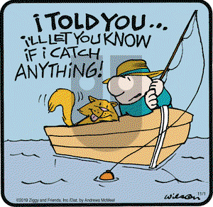 Ziggy on Friday November 1, 2019 Comic Strip