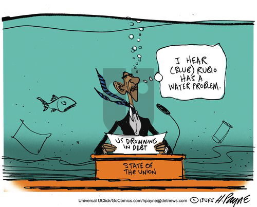 Henry Payne on Sunday February 17, 2013 Comic Strip