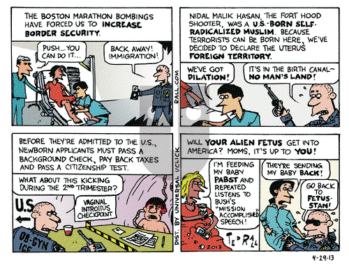 Ted Rall on Monday April 29, 2013 Comic Strip