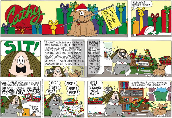 Cathy Classics on Sunday December 5, 1999 Comic Strip