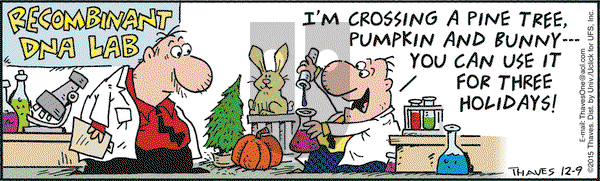 Frank and Ernest on Wednesday December 9, 2015 Comic Strip