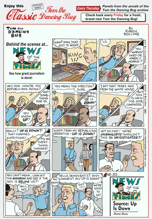 Tom the Dancing Bug on Thursday February 2, 2017 Comic Strip
