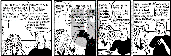 Clear Blue Water on Saturday September 11, 2004 Comic Strip