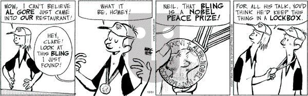 Lucky Cow on Wednesday October 31, 2007 Comic Strip