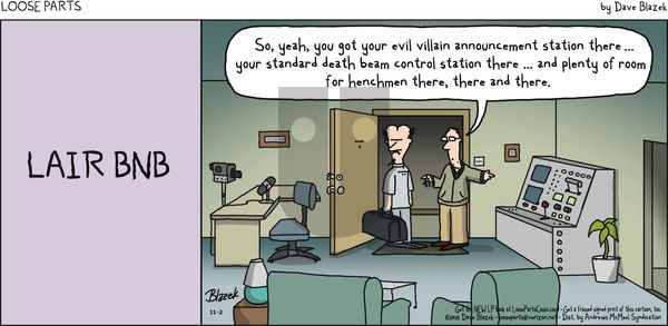 Loose Parts on Sunday November 2, 2025 Comic Strip