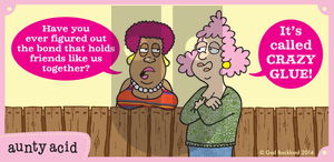 Aunty Acid on Friday October 17, 2014 Comic Strip