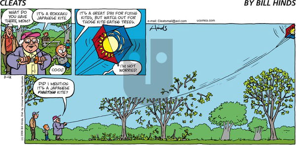 Cleats on Sunday March 12, 2006 Comic Strip