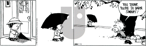 Calvin and Hobbes on Wednesday July 15, 2015 Comic Strip