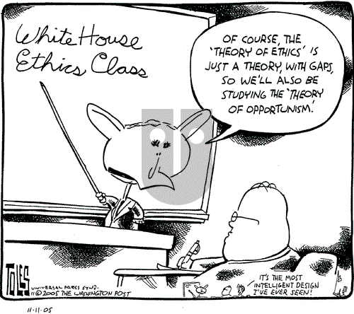 Tom Toles on Friday November 11, 2005 Comic Strip