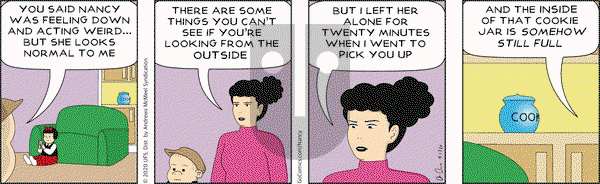 Nancy on Friday April 17, 2020 Comic Strip