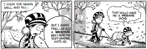 Grand Avenue on Saturday November 8, 2003 Comic Strip