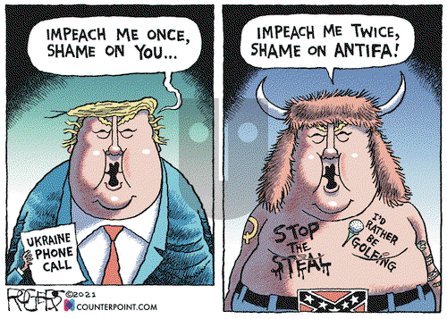 Rob Rogers on Friday January 15, 2021 Comic Strip