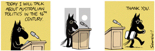 Dark Side of the Horse on Monday March 25, 2013 Comic Strip