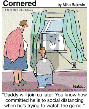 Cornered on Tuesday January 12, 2021 Comic Strip