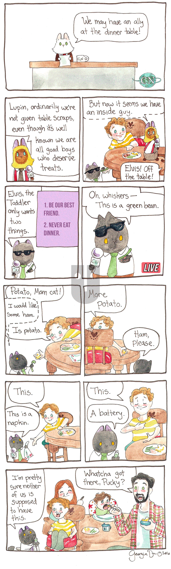 Breaking Cat News on Saturday May 28, 2016 Comic Strip