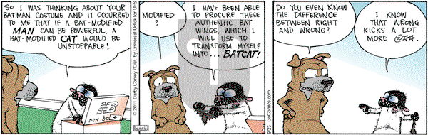 Get Fuzzy on Monday September 23, 2013 Comic Strip