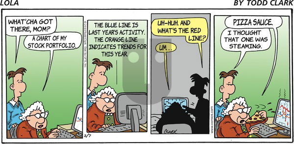 Lola on Sunday February 7, 2010 Comic Strip