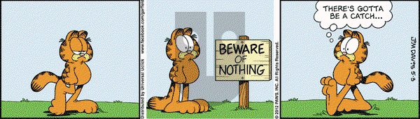 Garfield - Thursday May 3, 2012 Comic Strip