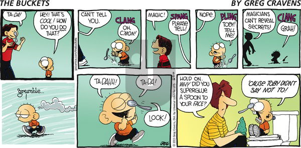 The Buckets on Sunday March 31, 2013 Comic Strip