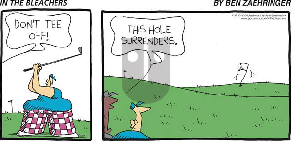 In the Bleachers on Sunday April 26, 2020 Comic Strip