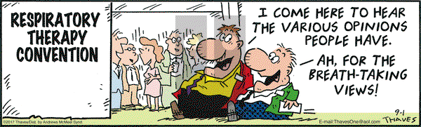 Frank and Ernest on Friday September 1, 2017 Comic Strip