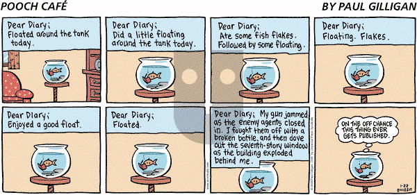 Pooch Cafe on Sunday January 22, 2006 Comic Strip