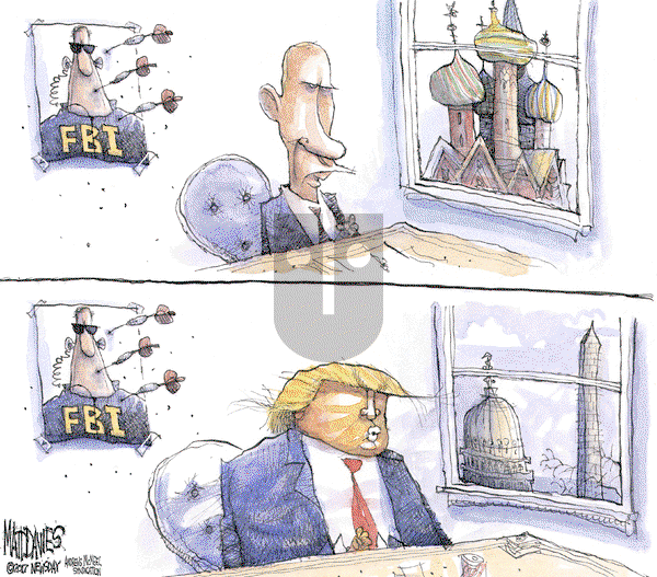 Matt Davies on Tuesday December 19, 2017 Comic Strip