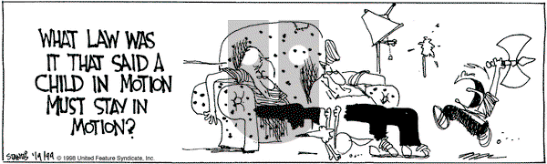 The Buckets on Saturday January 9, 1999 Comic Strip