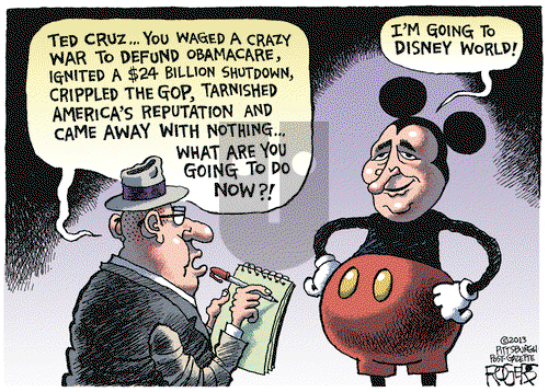 Rob Rogers - Friday October 18, 2013 Comic Strip