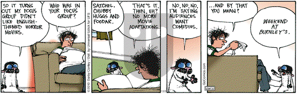 Get Fuzzy on Monday December 3, 2012 Comic Strip