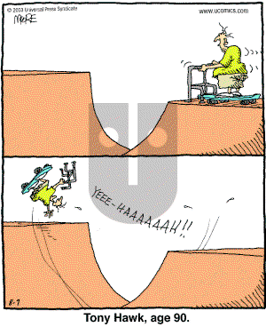 In the Bleachers - Thursday August 7, 2003 Comic Strip