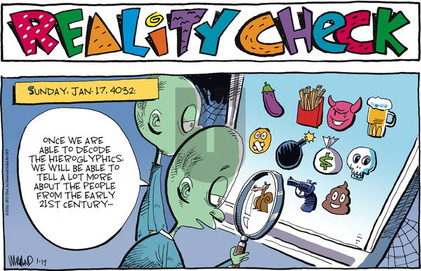 Reality Check on Sunday January 17, 2016 Comic Strip