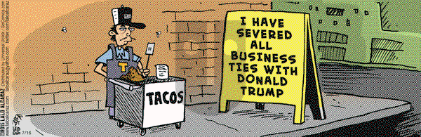 La Cucaracha - Thursday July 16, 2015 Comic Strip