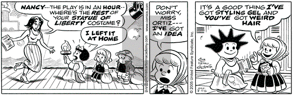 Nancy on Friday October 7, 2005 Comic Strip