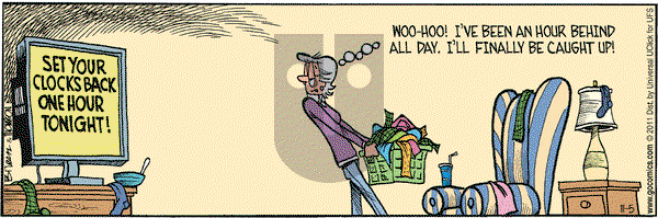 Grand Avenue on Saturday November 5, 2011 Comic Strip