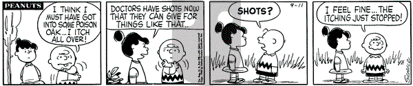 Peanuts on Thursday September 11, 1958 Comic Strip