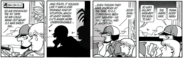 Doonesbury on Tuesday July 12, 1994 Comic Strip