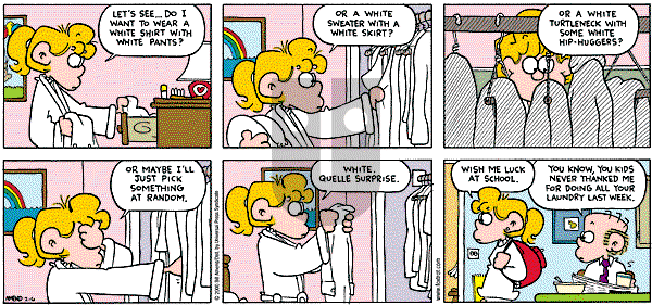 FoxTrot on Sunday February 6, 2000 Comic Strip