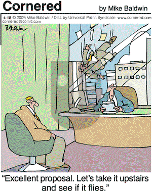 Cornered on Monday April 18, 2005 Comic Strip