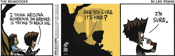 La Cucaracha on Wednesday February 15, 2012 Comic Strip