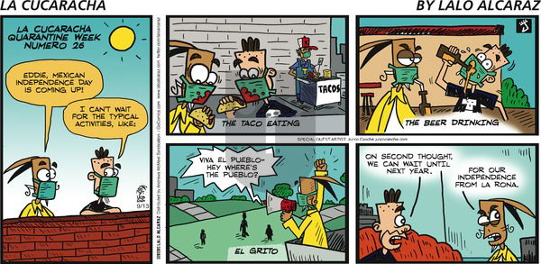 La Cucaracha on Sunday September 13, 2020 Comic Strip