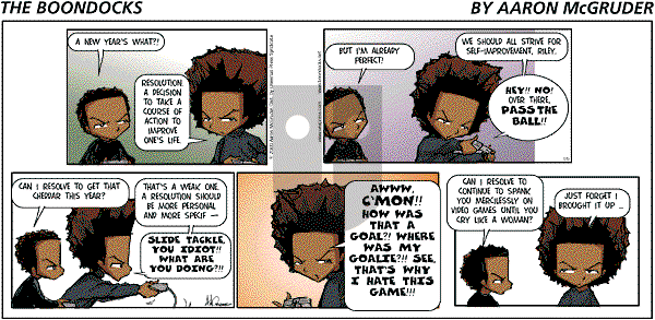 The Boondocks on Sunday August 12, 2007 Comic Strip